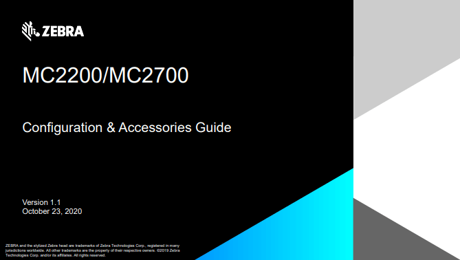 Guía de accesorios MC2200